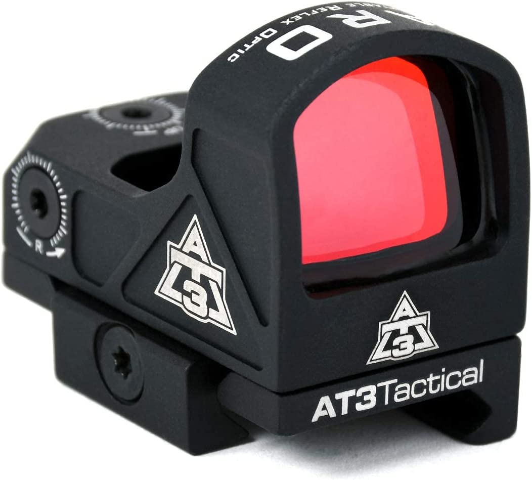 Приціл коліматорний AT3 ARO Micro Red Dot з точкою 3 МОА Low Фото 1